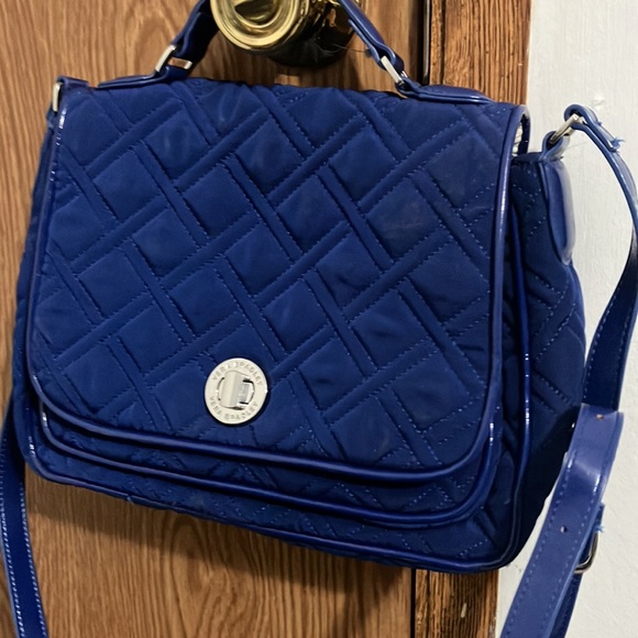 Royal Blue Quilted Vera Bradley Purse - Picture 3 of 9